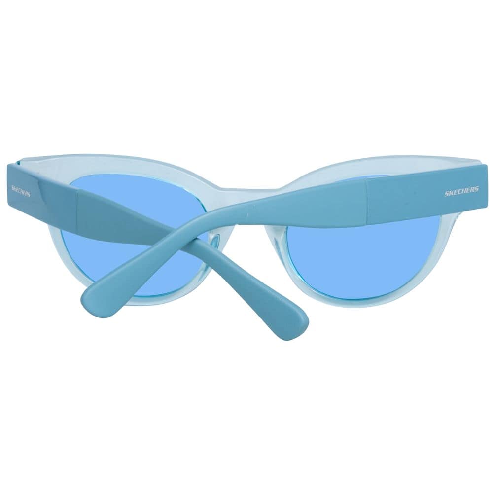 SKECHERS Blue Plastic Sunglasses - Image 3
