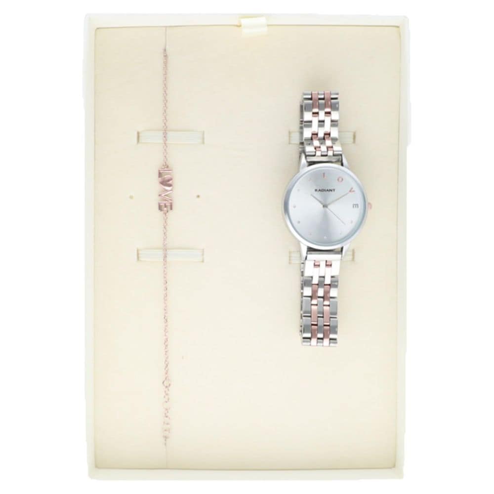 RADIANT Gray Stainless Steel Bracelet Watch - Image 2