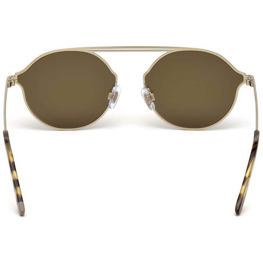 WEB EYEWEAR Gold Metal Sunglasses - Image 3