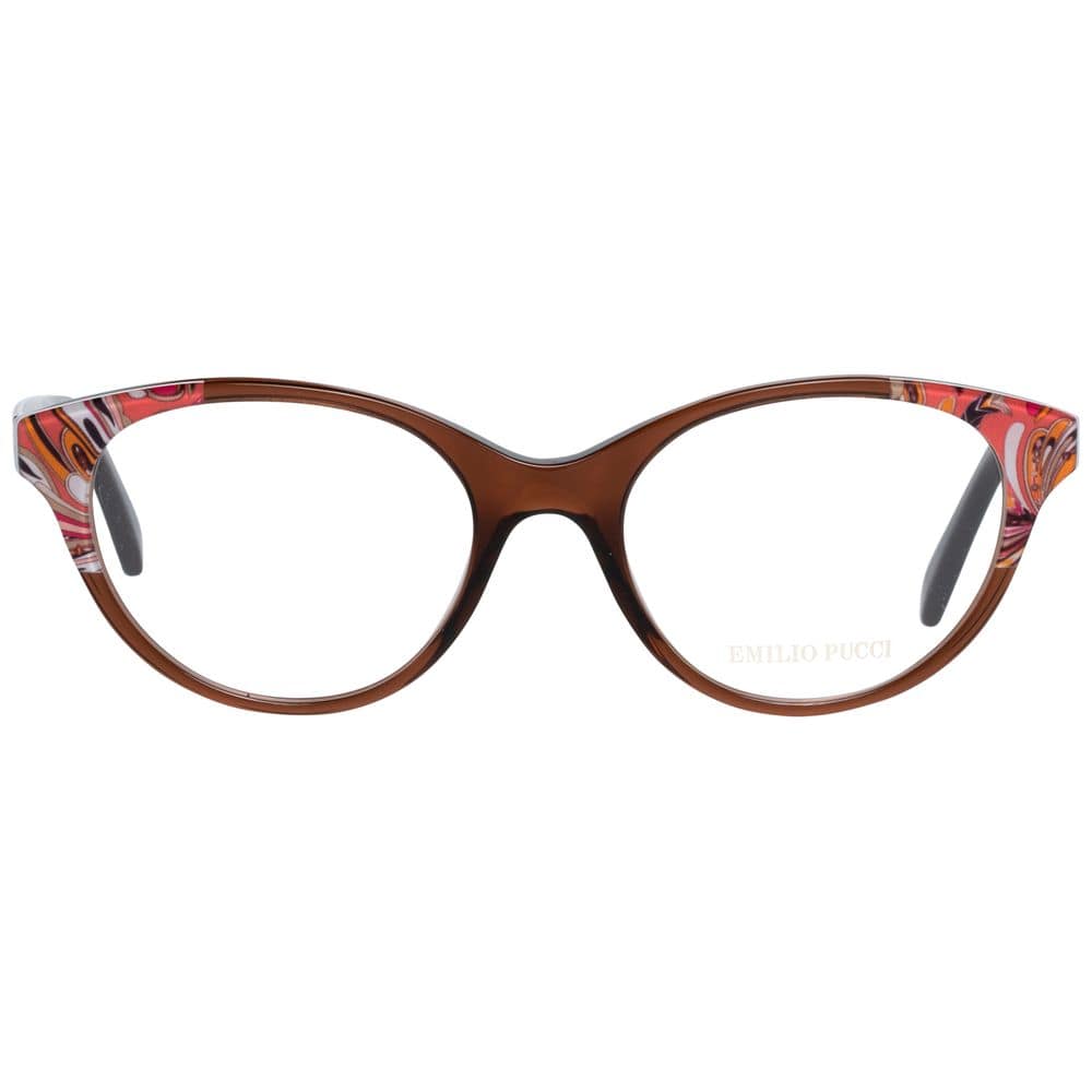 Emilio Pucci Brown Plastic Glasses (Frames) - Image 2