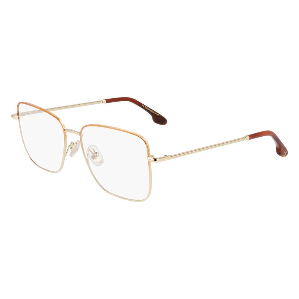 Victoria Beckham Brown Metal Glasses (Frames)