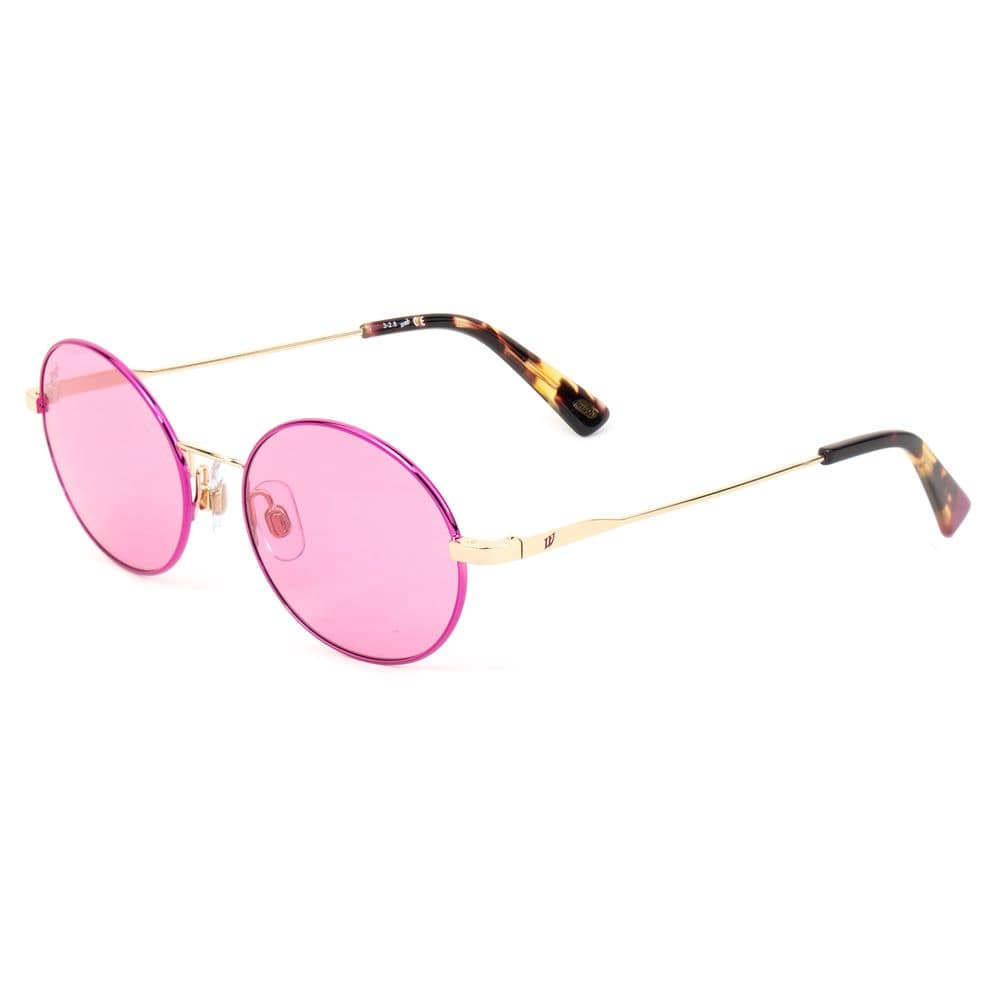 WEB EYEWEAR Gold Metal Sunglasses
