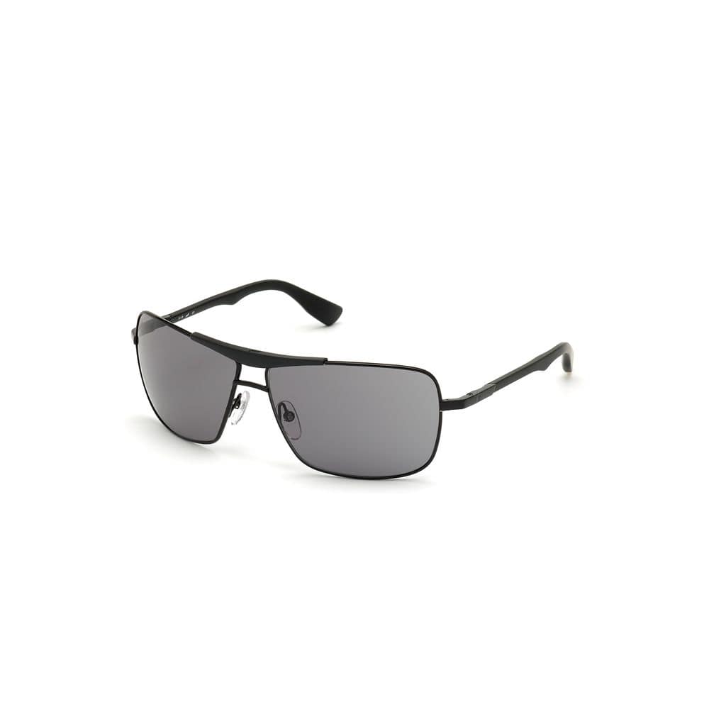 WEB EYEWEAR Black Metal Sunglasses