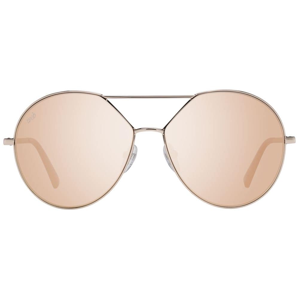 WEB EYEWEAR Rose Gold Metal Sunglasses - Image 2