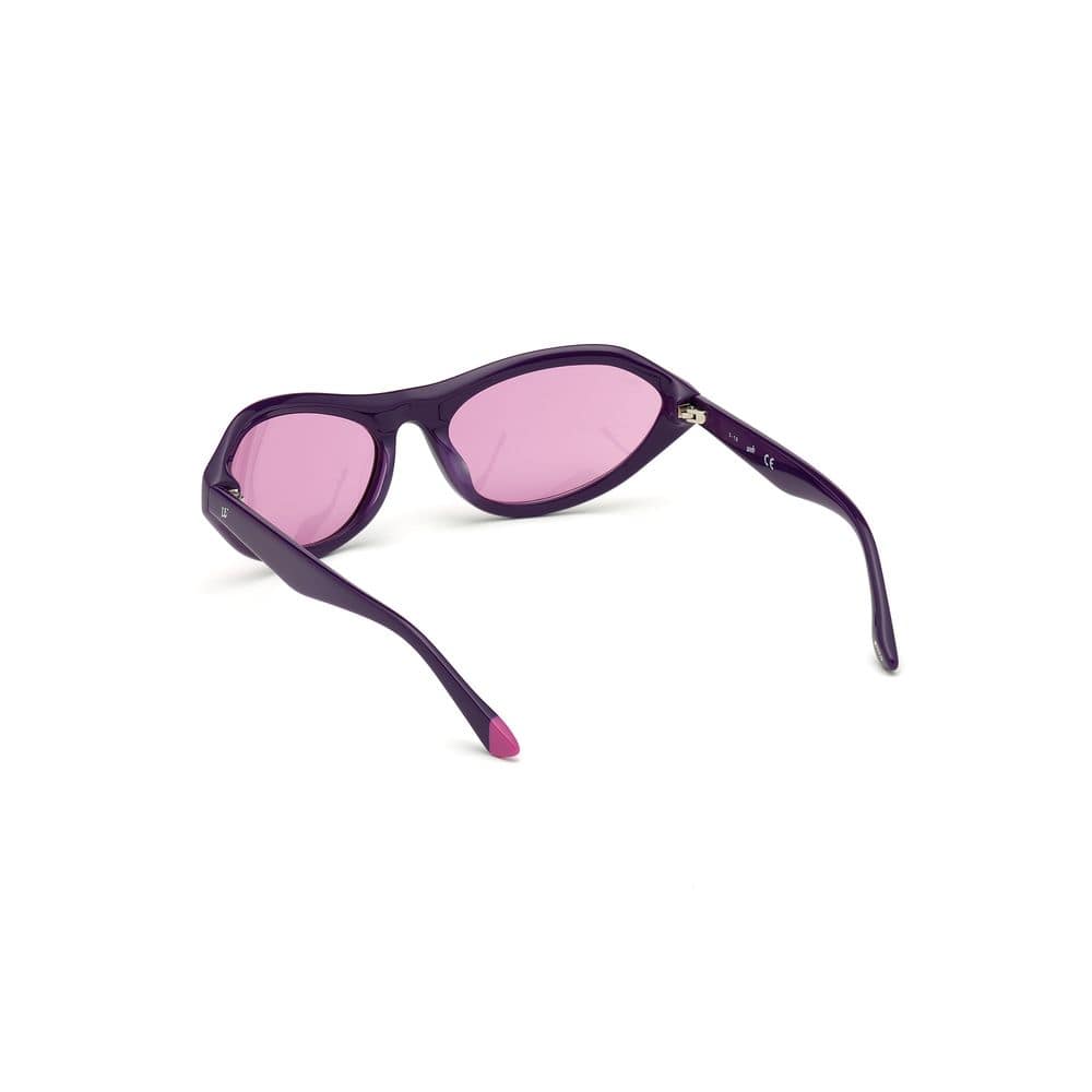 WEB EYEWEAR Purple Plastic Sunglasses - Image 3