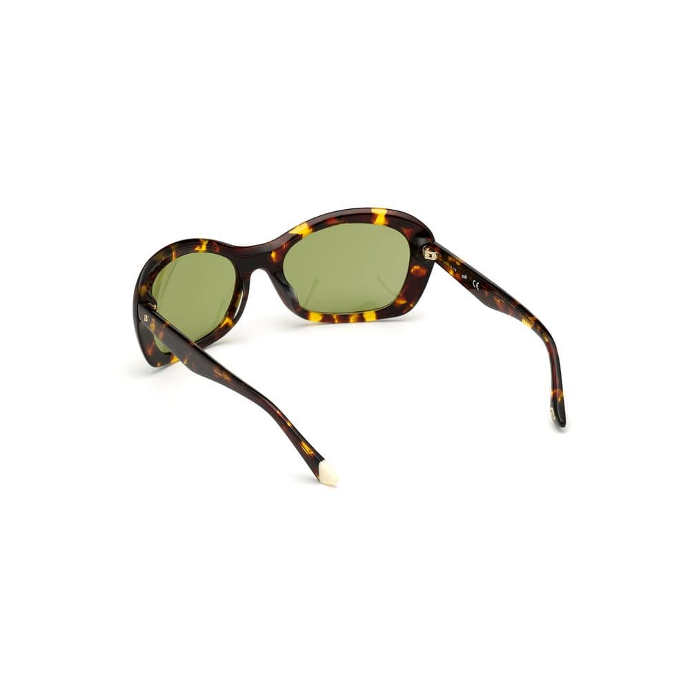 WEB EYEWEAR Brown Plastic Sunglasses - Image 3