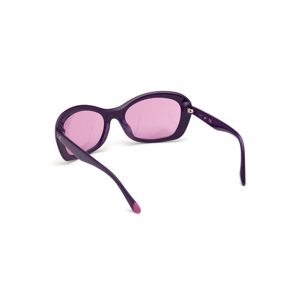 WEB EYEWEAR Purple Plastic Sunglasses - Image 3