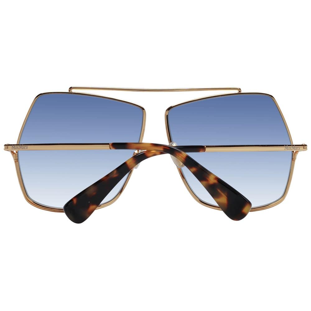 Max Mara Gold Metal Sunglasses - Image 3