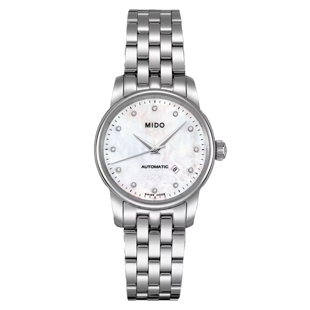 MIDO Gray Stainless Steel Dress Watch