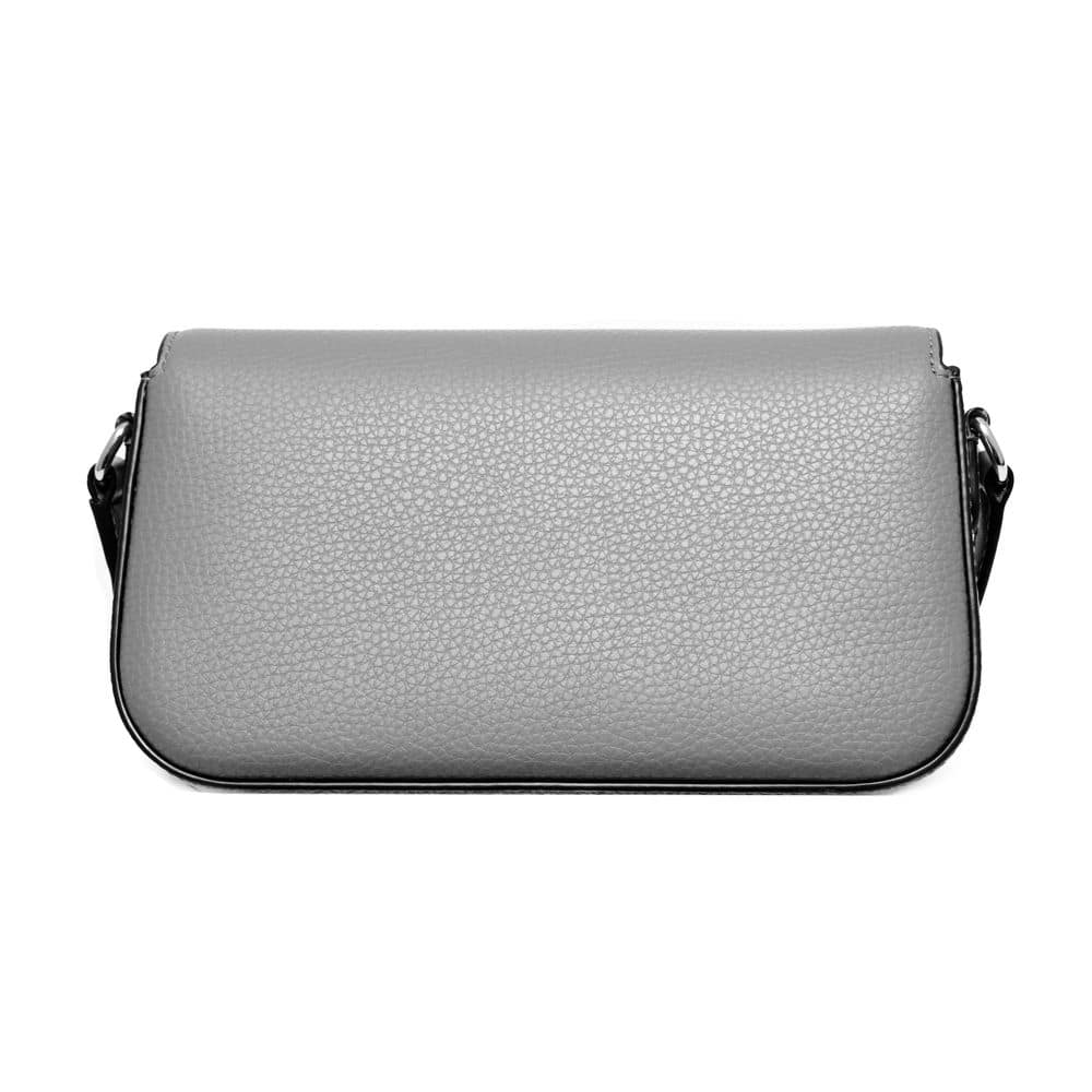 Michael Kors Gray Leather Crossbody Bag - Image 2