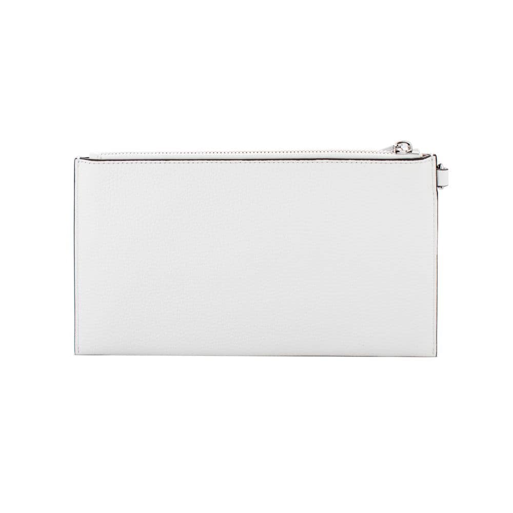 Michael Kors White Leather Clutch Bag - Image 2
