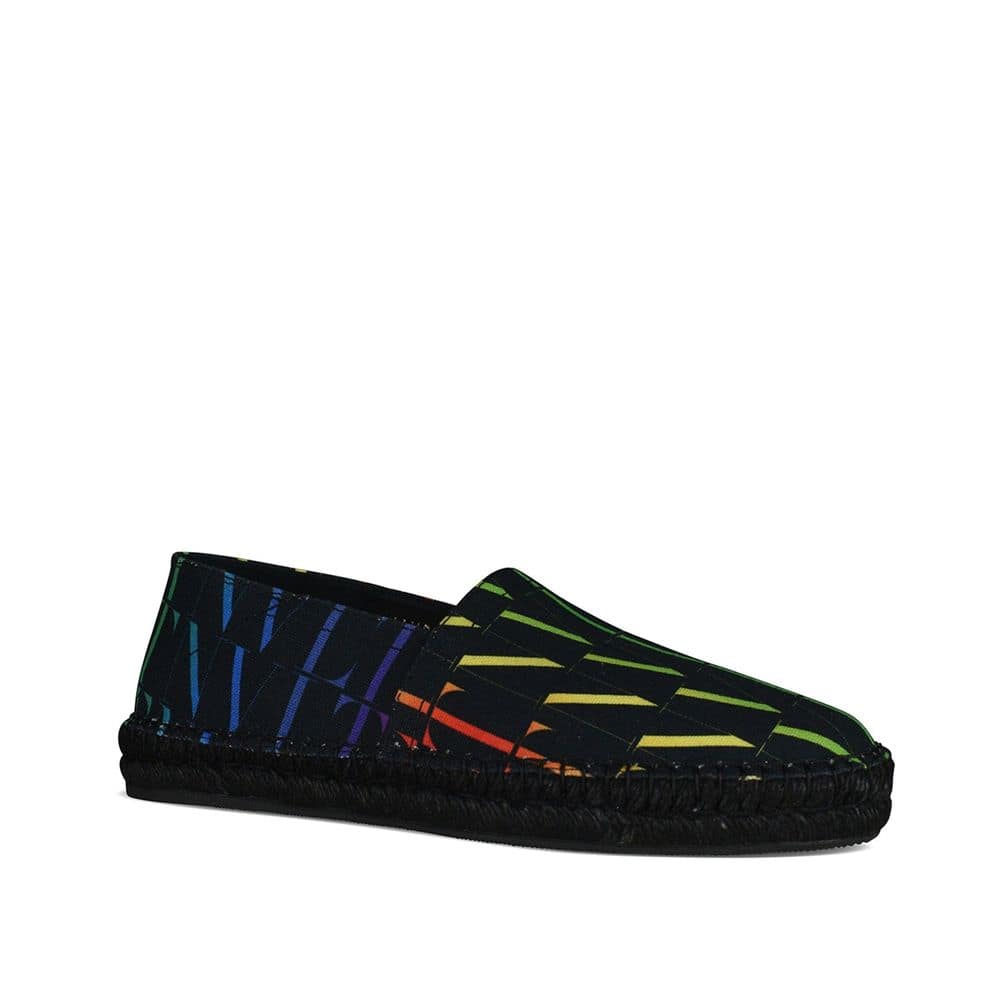 Valentino Garavani Black Canvas Espadrilles - Image 2