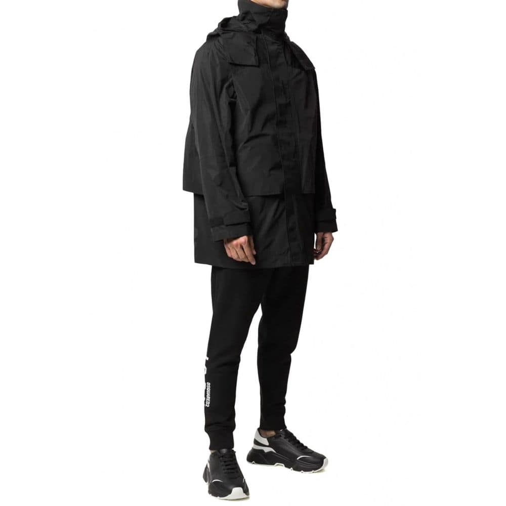 Dsquared² Black Nylon Shell Jacket - Image 2