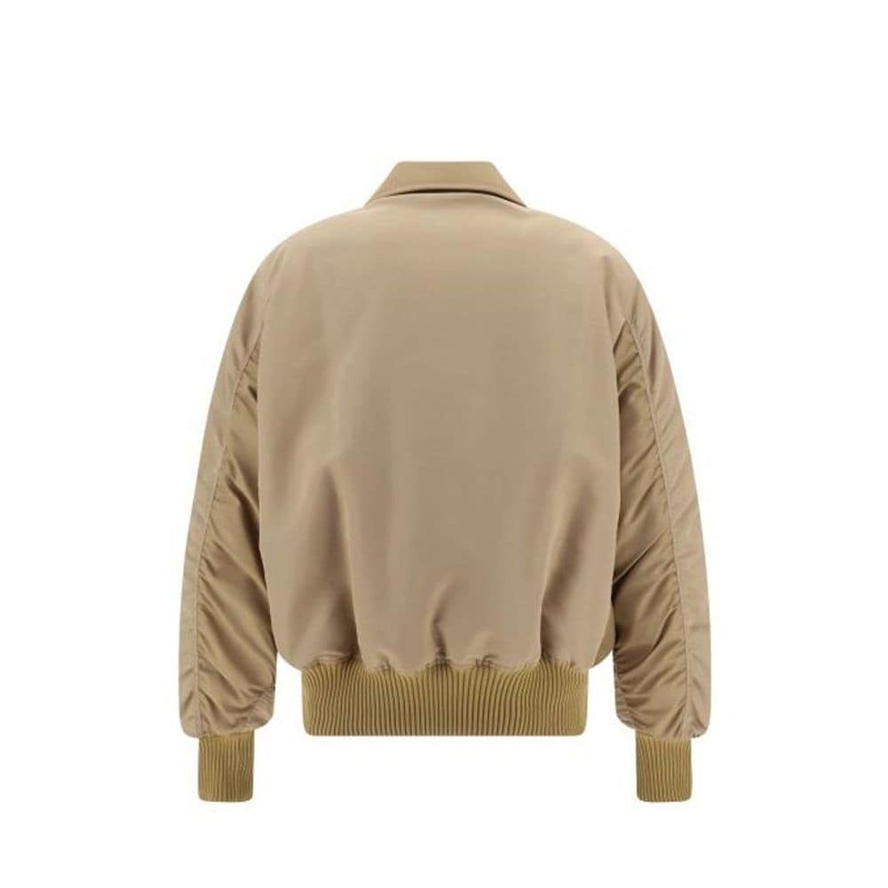 Palm Angels Beige Polyamide Bomber - Image 2
