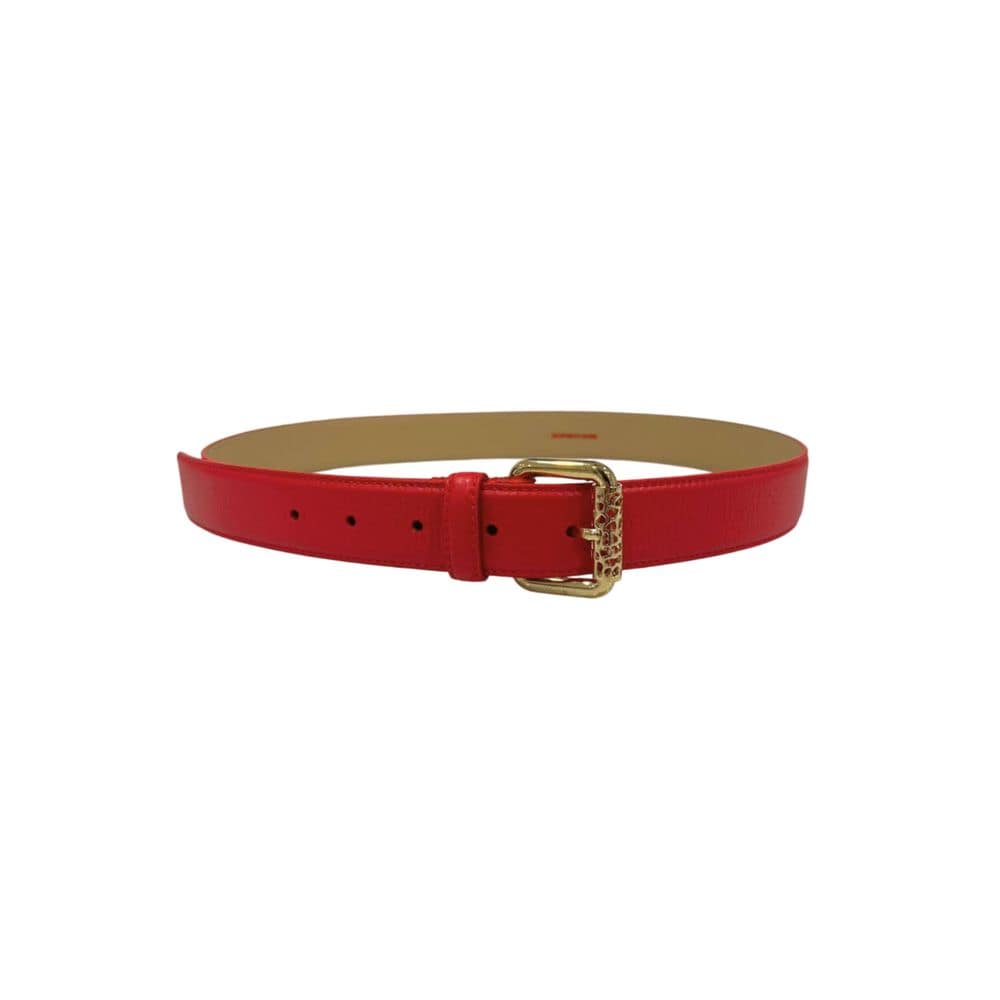 Borbonese Red Leather Women Belt - Image 2