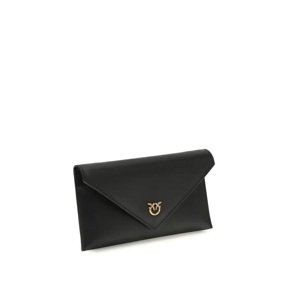 PINKO Black Calf Leather Bos Taurus Clutch Bag - Image 2