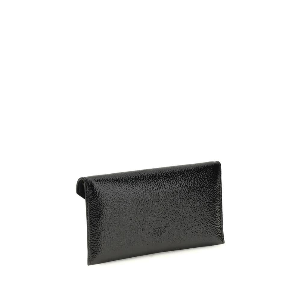 PINKO Black Calf Leather Bos Taurus Clutch Bag - Image 3