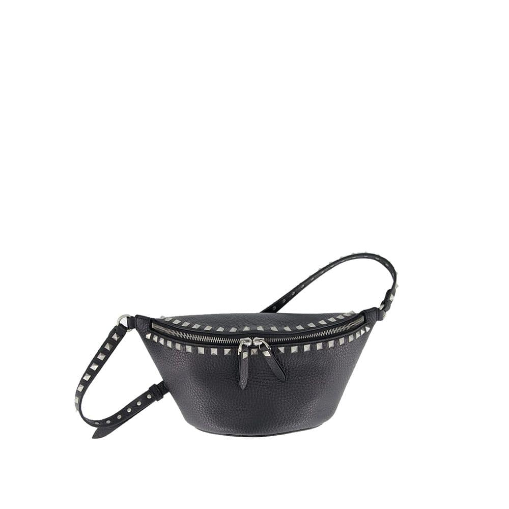 Valentino Garavani Black Calfskin Belt Bag