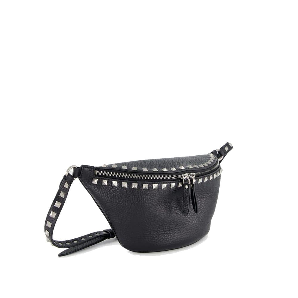 Valentino Garavani Black Calfskin Belt Bag - Image 2
