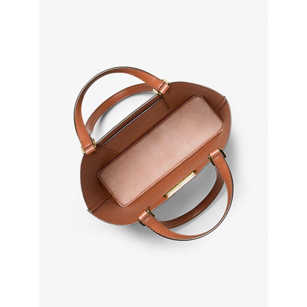 Michael Kors Brown Leather Tote Bag - Image 2
