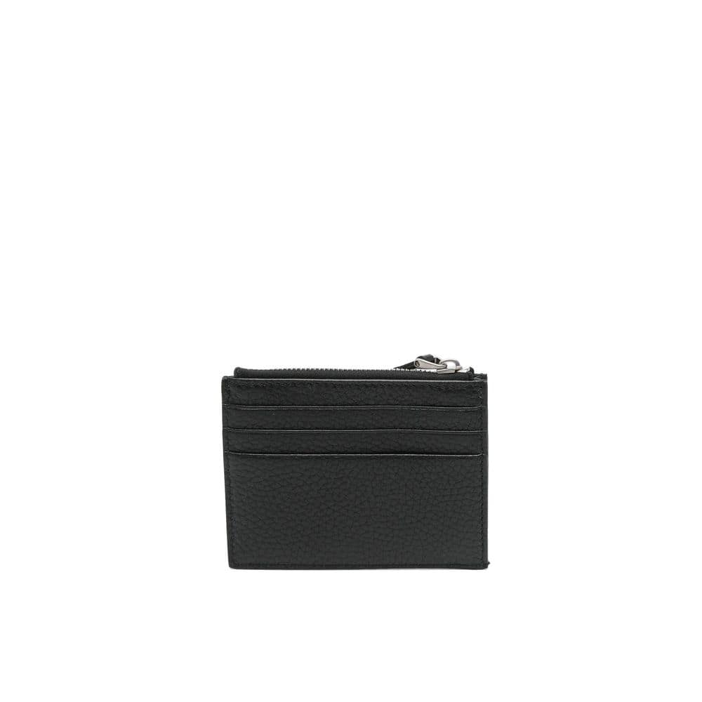 Valentino Garavani Black Calfskin Cardholder - Image 2