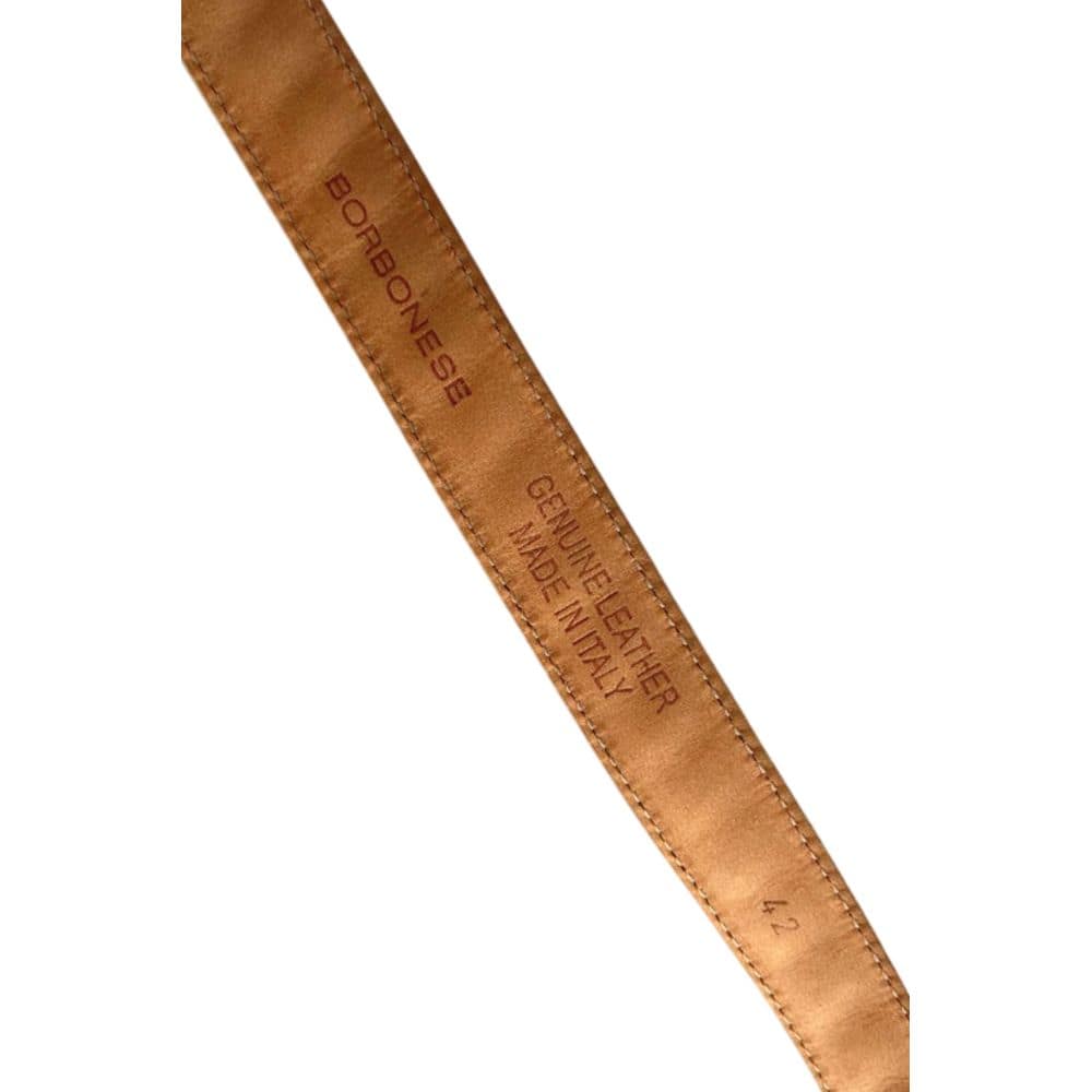 Borbonese White Leather Women's Belt - Image 4