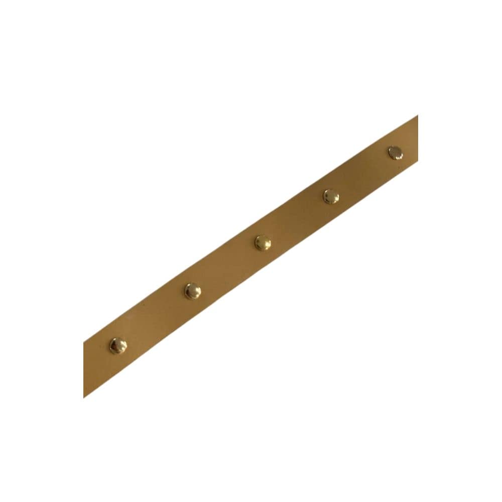 Borbonese Beige Polyvinyl Women's Belt - Image 4