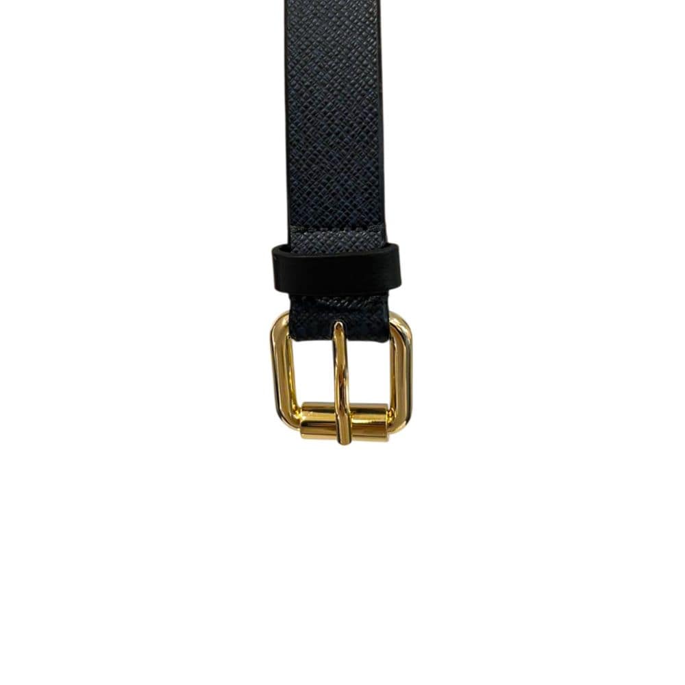 Borbonese Blue Polyvinyl Women's Belt - Image 5