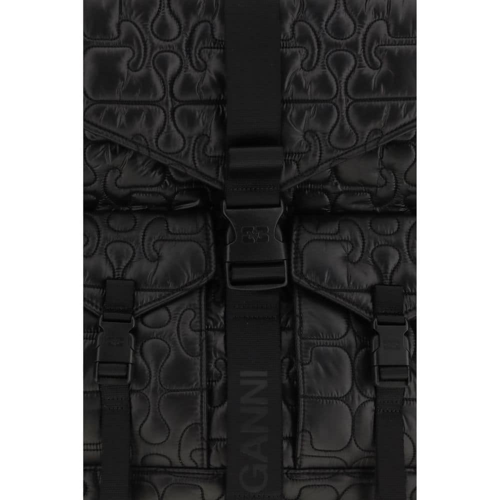 Ganni Black Polyamide Backpack - Image 3