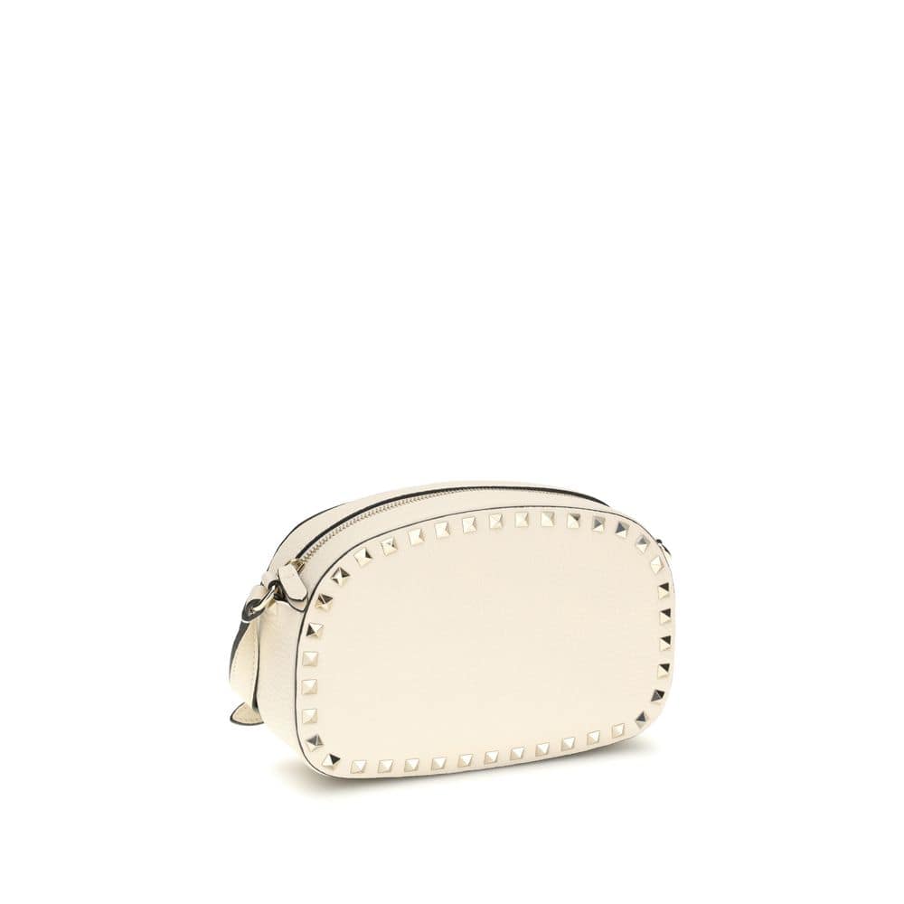 Valentino Garavani Beige Calf Leather Bos Taurus Shoulder Bag - Image 2