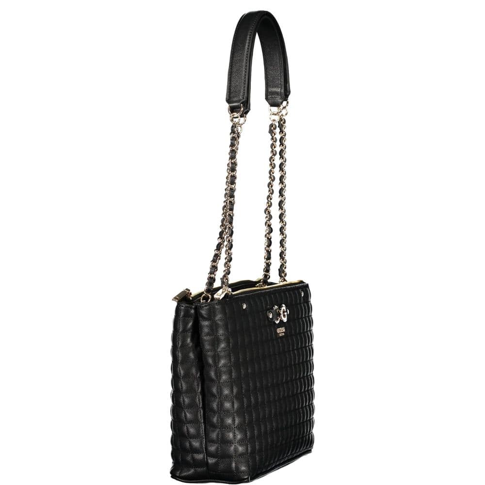 Guess Jeans Nero Poliuretano Women Handbag - Image 3