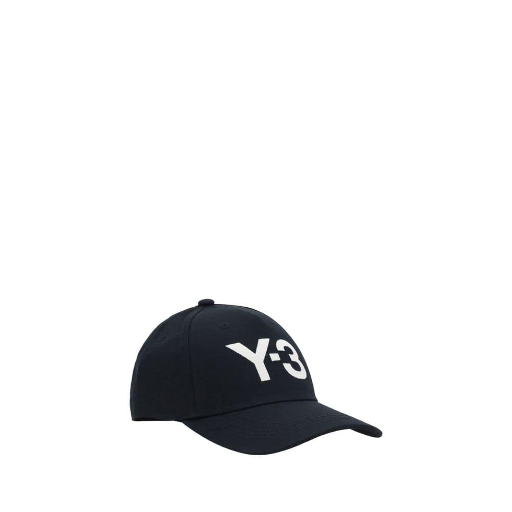 Y-3 Black Cotton Cap (Baseball Hat) - Image 2