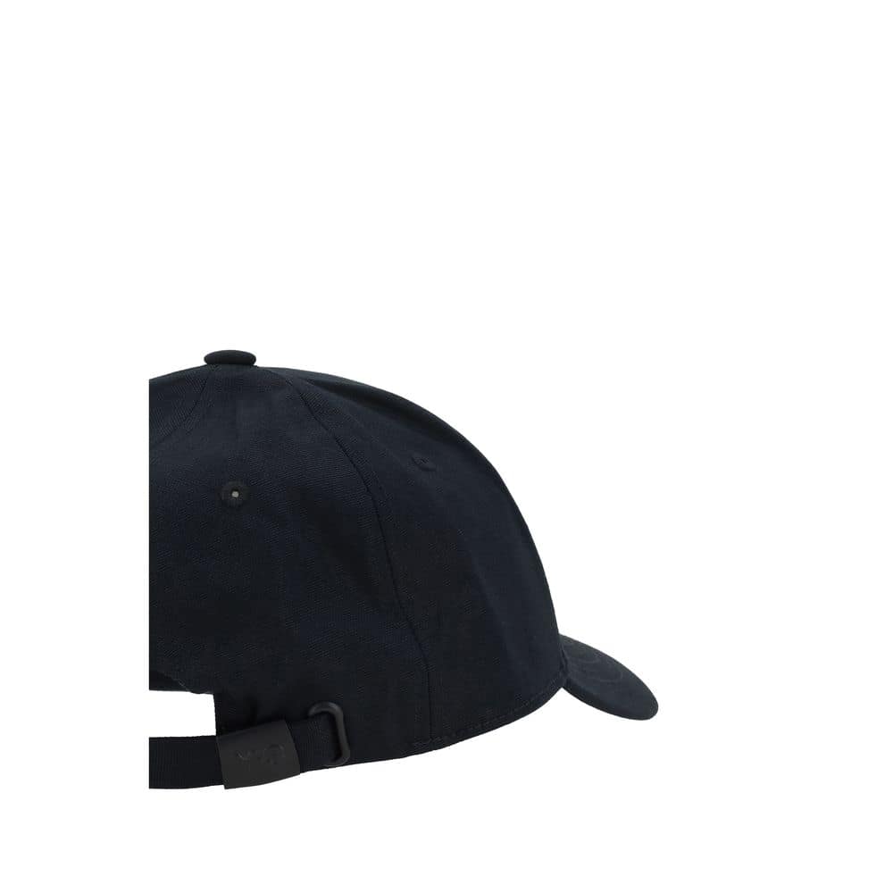 Y-3 Black Cotton Cap (Baseball Hat) - Image 3