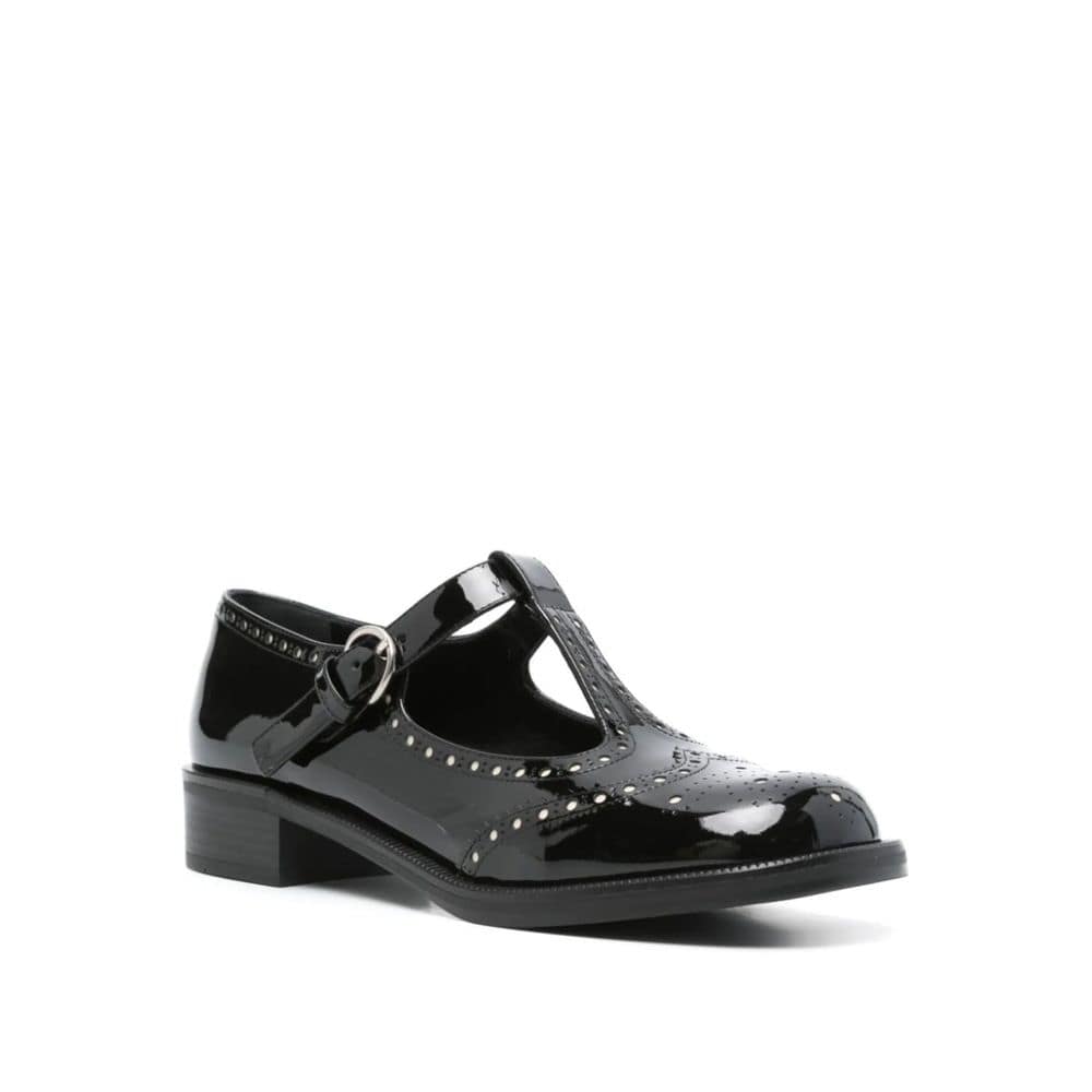 Miu Miu Black Calfskin Ballet Flats - Image 2