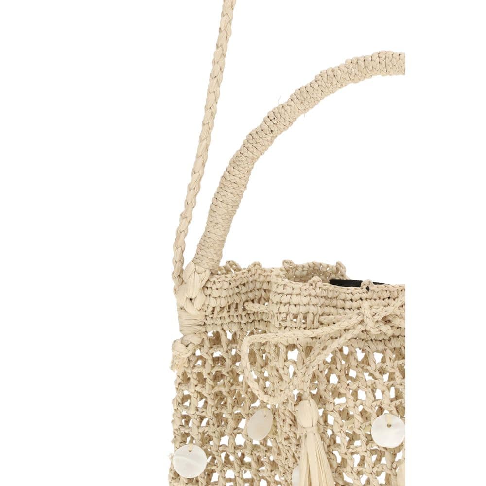 Alanui Beige Raffia Backet Bag - Image 4