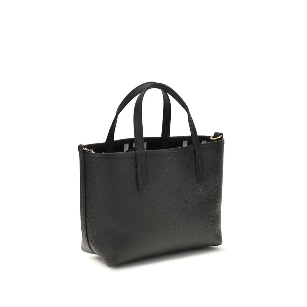 Burberry Black Calf Leather Bos Taurus Shoulder Bag - Image 3
