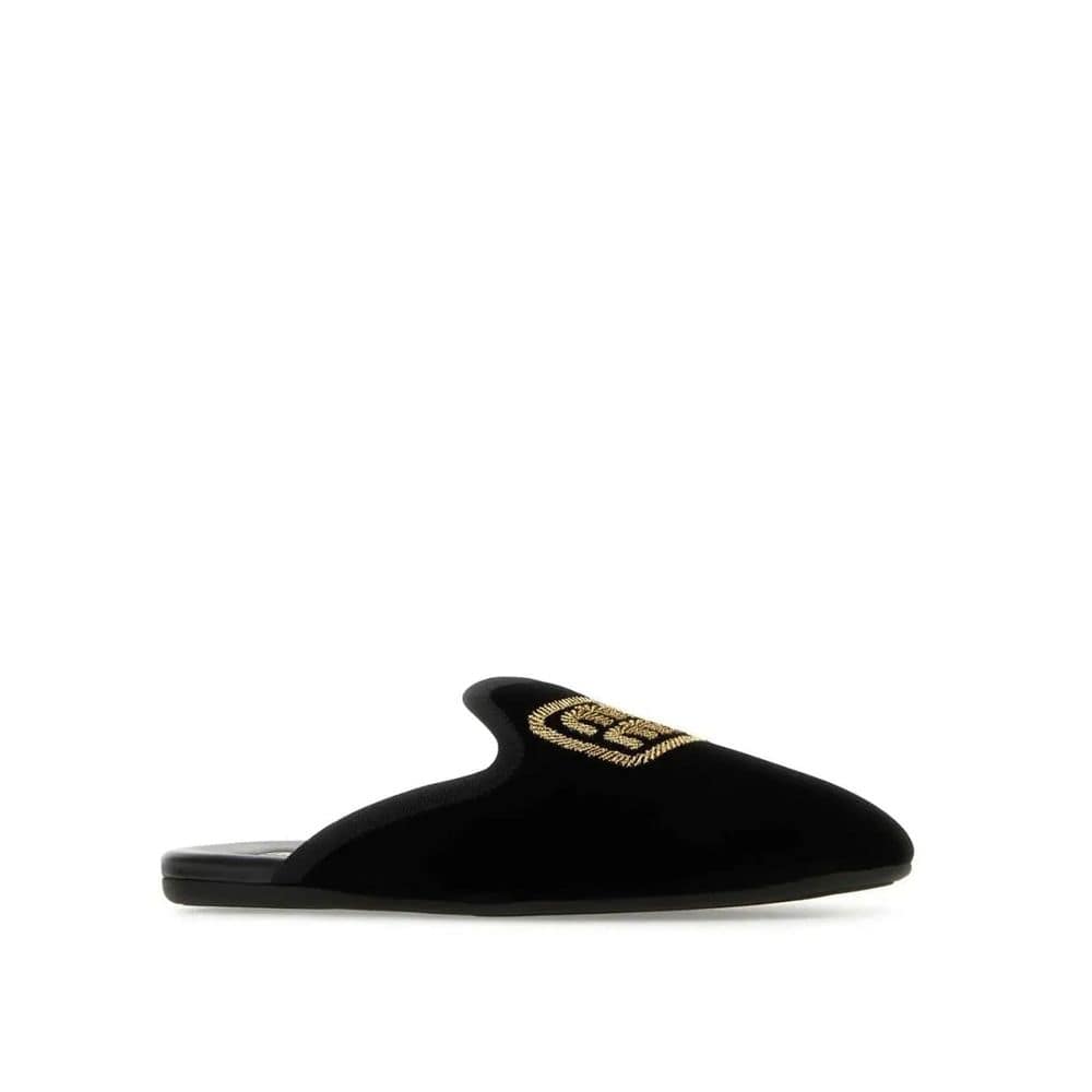 Miu Miu Black Calfskin Mules - Image 2