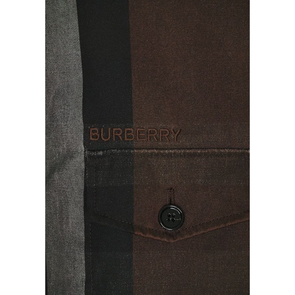Burberry Brown Cotton Parka - Image 4