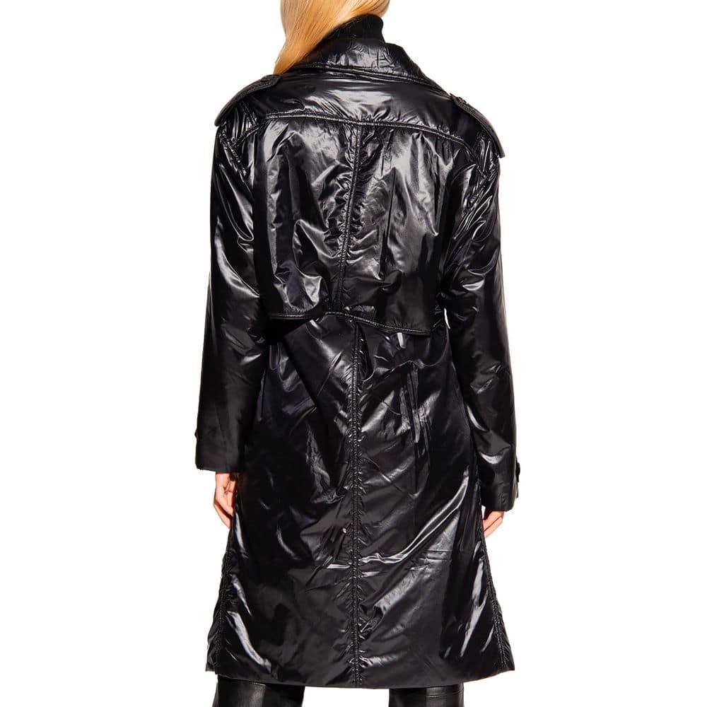 Saint Laurent Black Polyamide Coat - Image 3