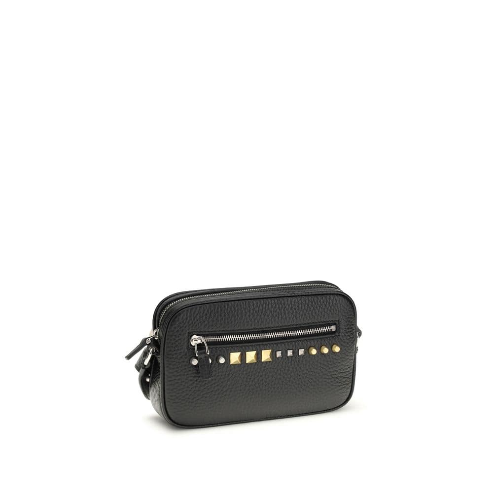 Valentino Garavani Black Calf Leather Bos Taurus Accessories - Image 3