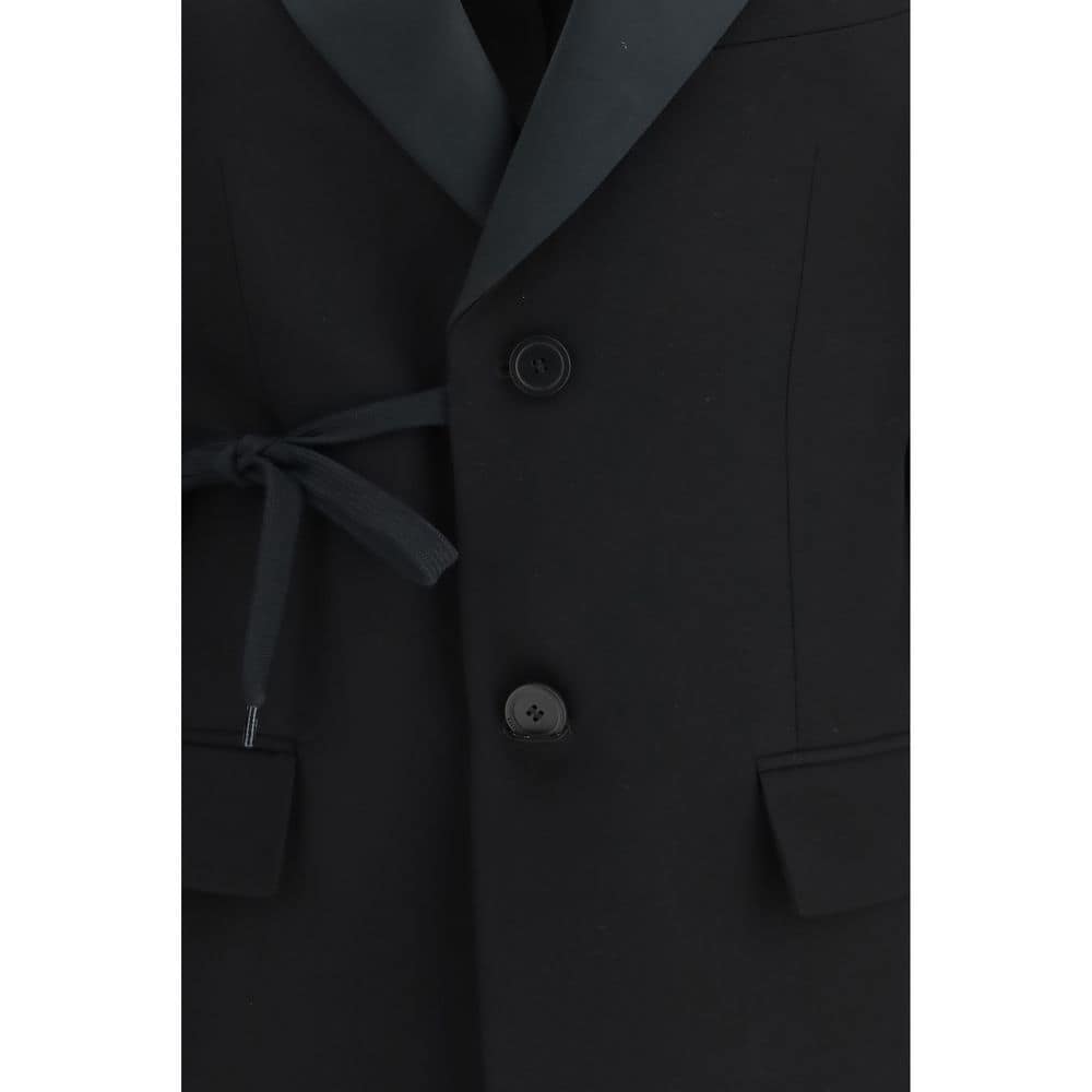 Balenciaga Black Wool Coat - Image 3