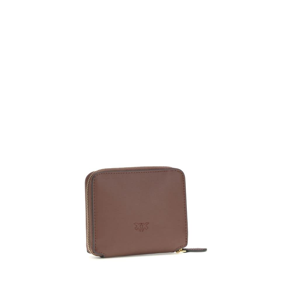 PINKO Brown Calf Leather Bos Taurus Wallet - Image 2