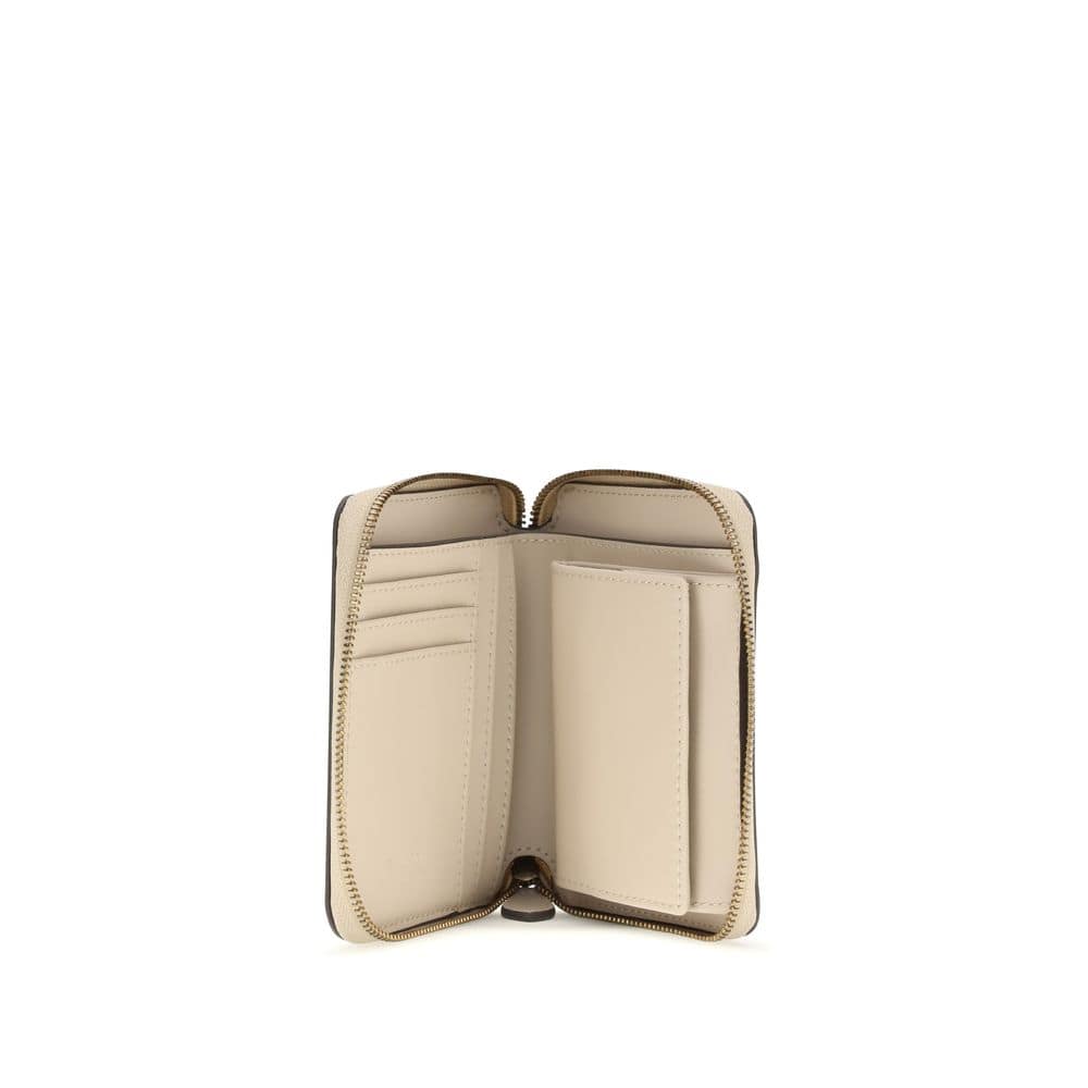 PINKO Beige Calf Leather Bos Taurus Wallet - Image 3