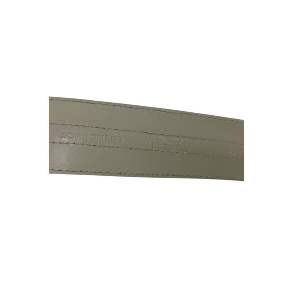 Borbonese Grey Genuine Leather Women's Belt - Image 6