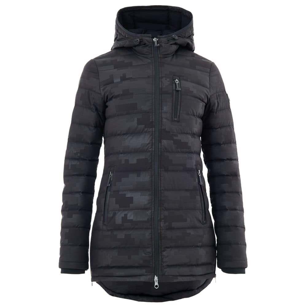 Moose Knuckles Black Nylon Coat