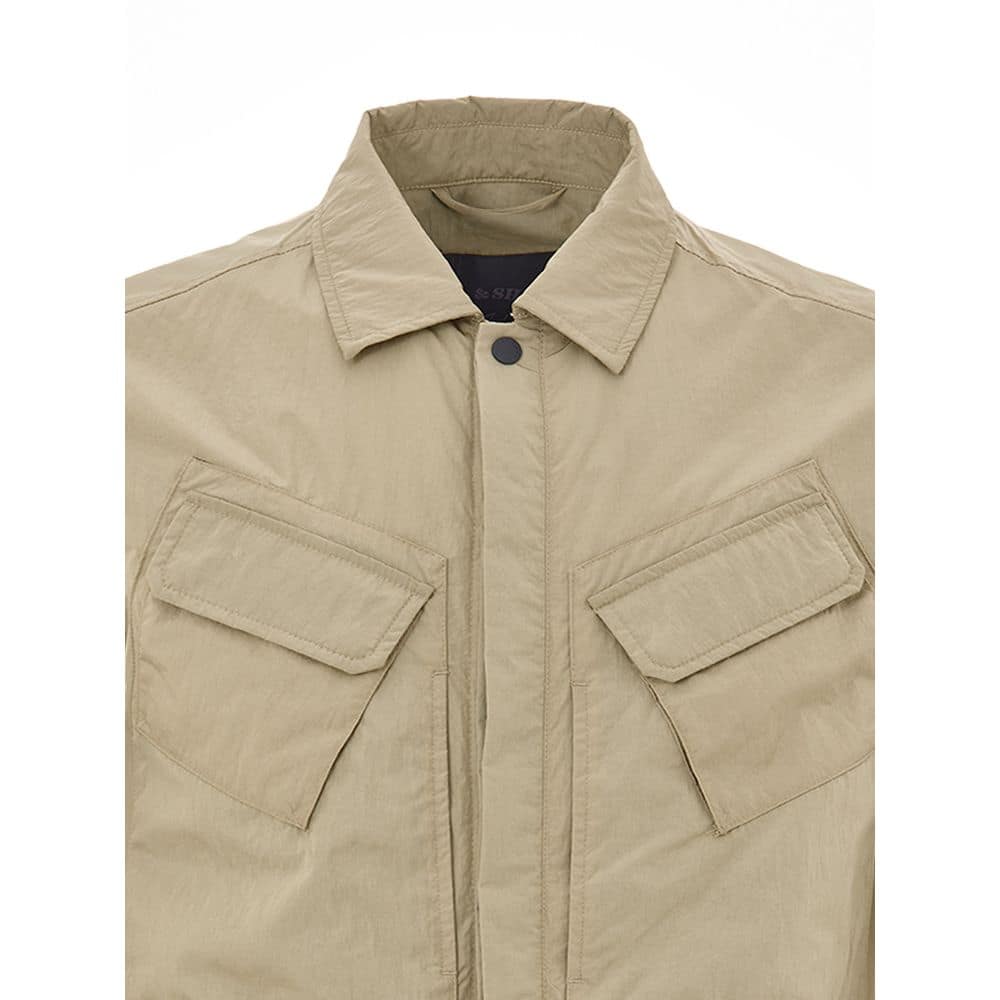 Paul & Shark Beige Polyester Coat - Image 4