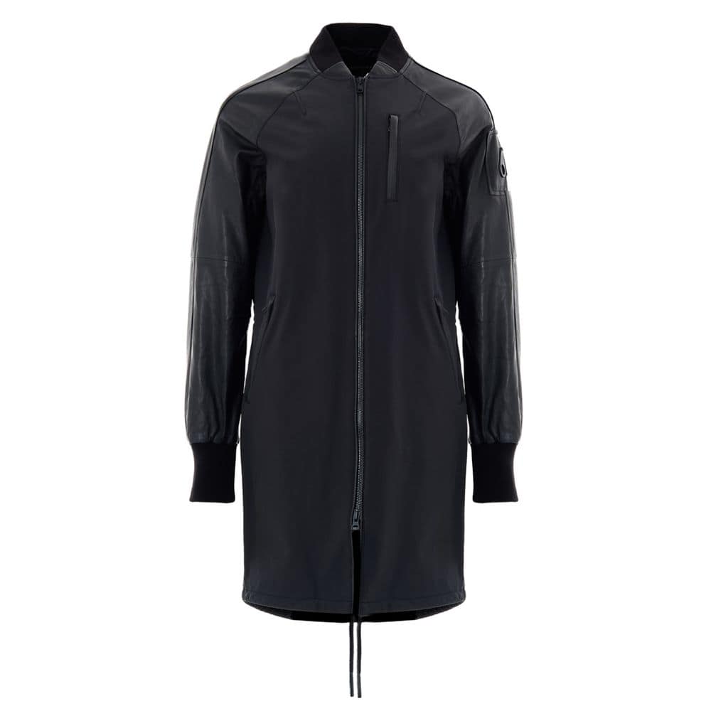 Moose Knuckles Black Cotton Parka