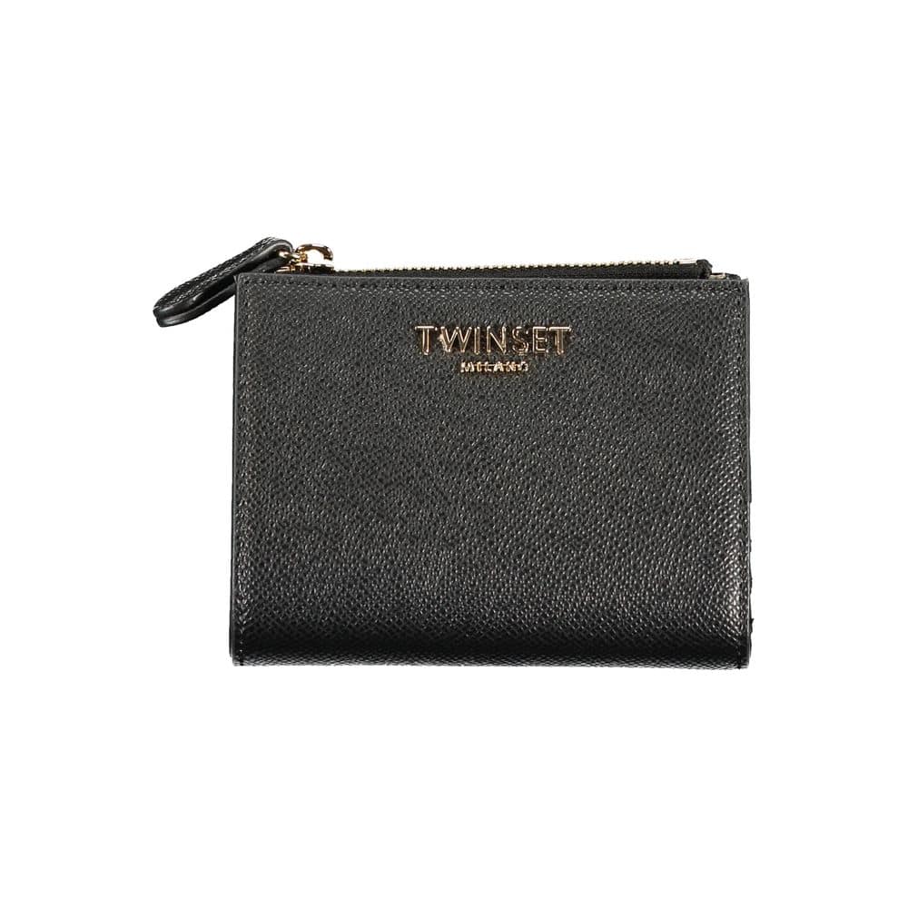 Twinset Black Polyurethane Women Wallet