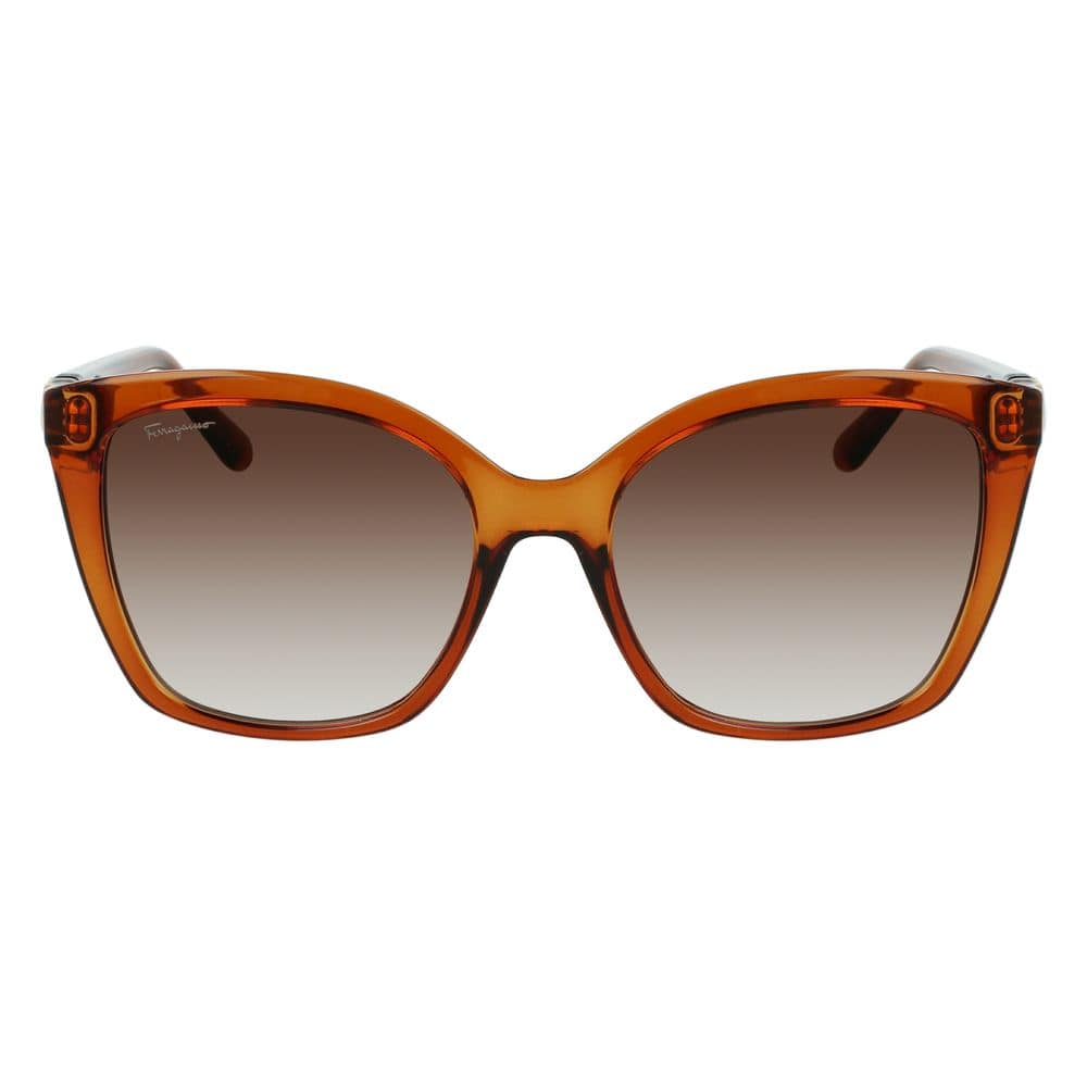 Ferragamo Brown Injected Sunglasses - Image 2
