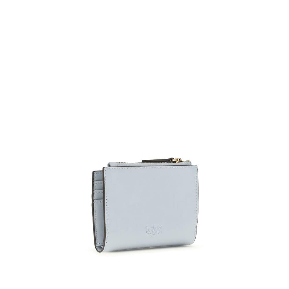 PINKO Blue Calf Leather Bos Taurus Wallet - Image 2